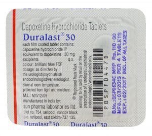 Backside of a Duralast blister pack