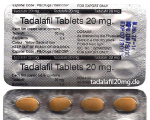 Tdafilafil Tablets 20 mg