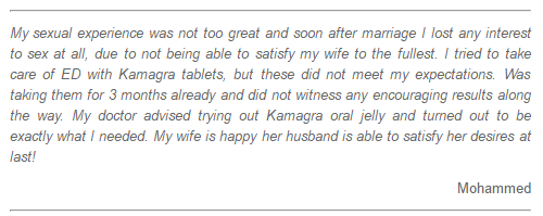 Kamagra Oral Jelly Consumer Report