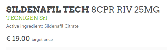 Sildenafilo Tecnigen Cost