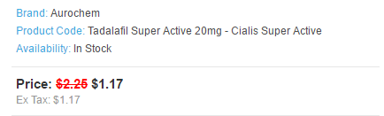 Super Active Price