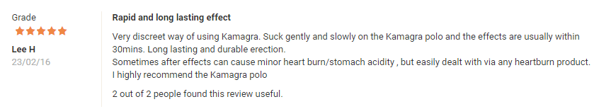 Kamagra Polo Testimonial